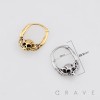 GOTHIC GRASPING SKELETON HANDS MOTIF 316L SURGICAL STEEL EARRING GOTHIC GRASPING SKELETON HANDS MOTIF 316L SURGICAL STEEL EARRING